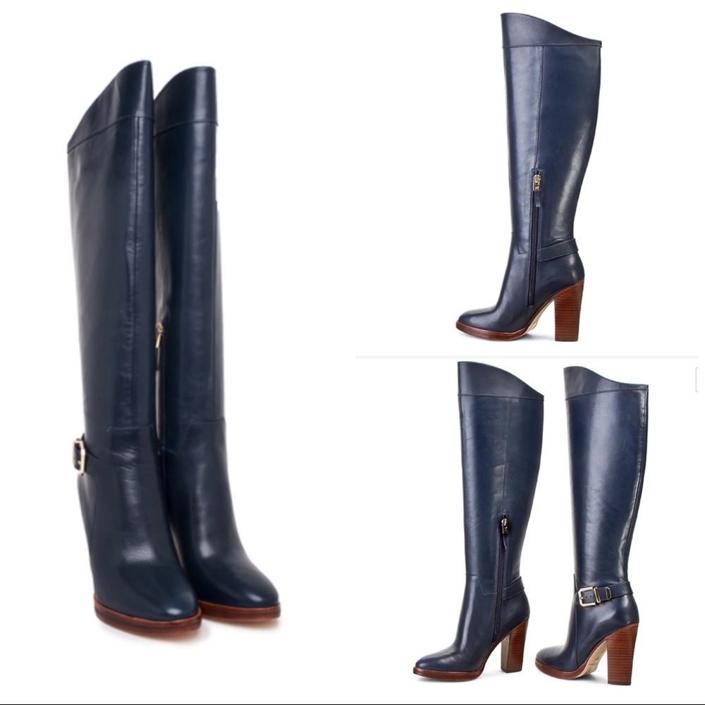 Navy Blue Boots